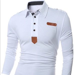 NWT Edging Design Long Sleeve Shirt